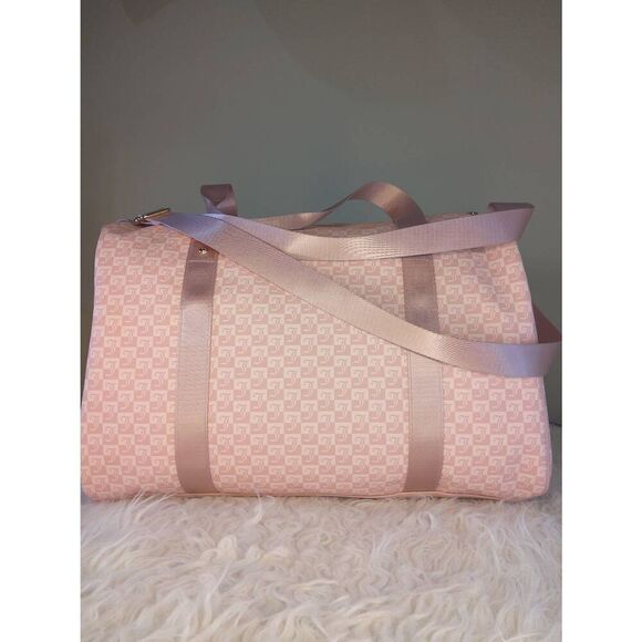 NWT JUICY COUTURE Heartless Weekender Travel Bag Pastel Rainbow Ombre - Picture 2 of 2